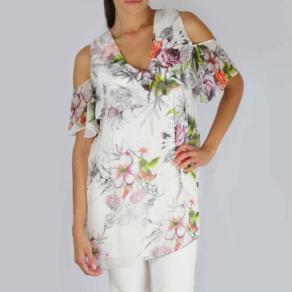 BETSY MOSS CAROL CHIFFON TOP
